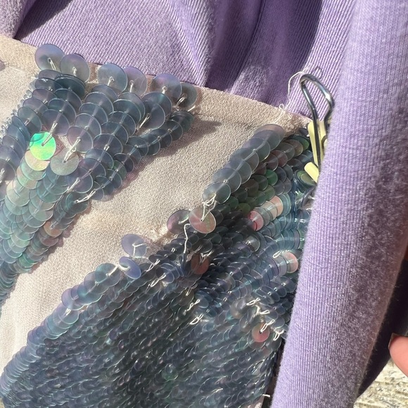 NWT Marciano Sequin Mini Skirt Size 8 - Picture 11 of 14